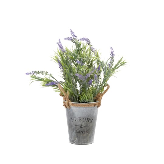 Grey Plastic Contemporary Artificial Foliage, 13" x 9" x 14"